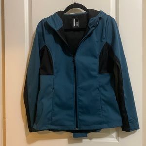 Mondetta athletic jacket blue black size M